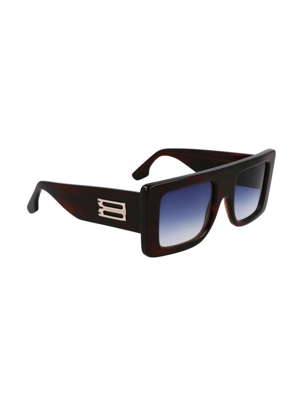 Victoria Beckham Eyewear Zonnebril met logo op de arm - Zwart