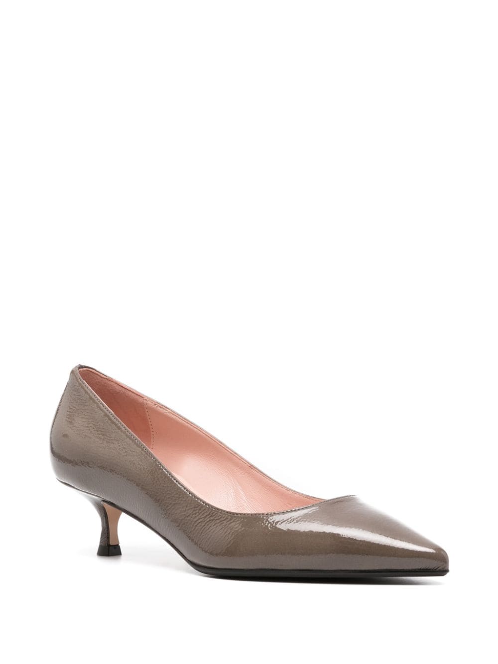 Anna F. 45mm leather pumps - Groen