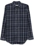 Canali checked shirt - Blue
