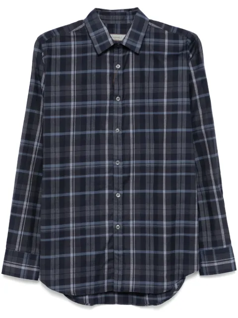 Canali checked shirt