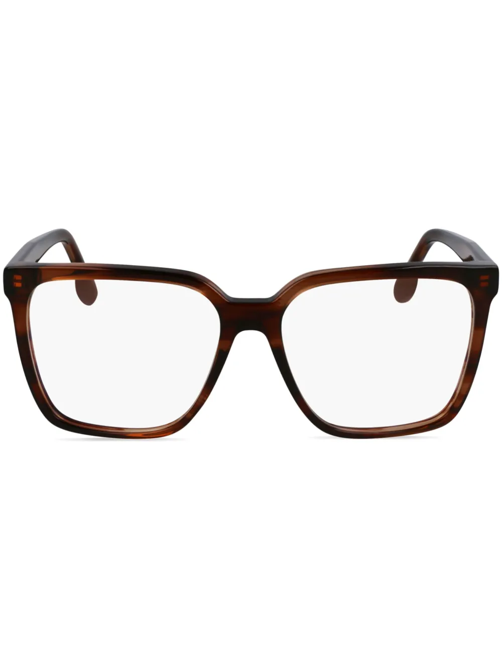 Victoria Beckham Eyewear Bril met vierkant montuur Bruin