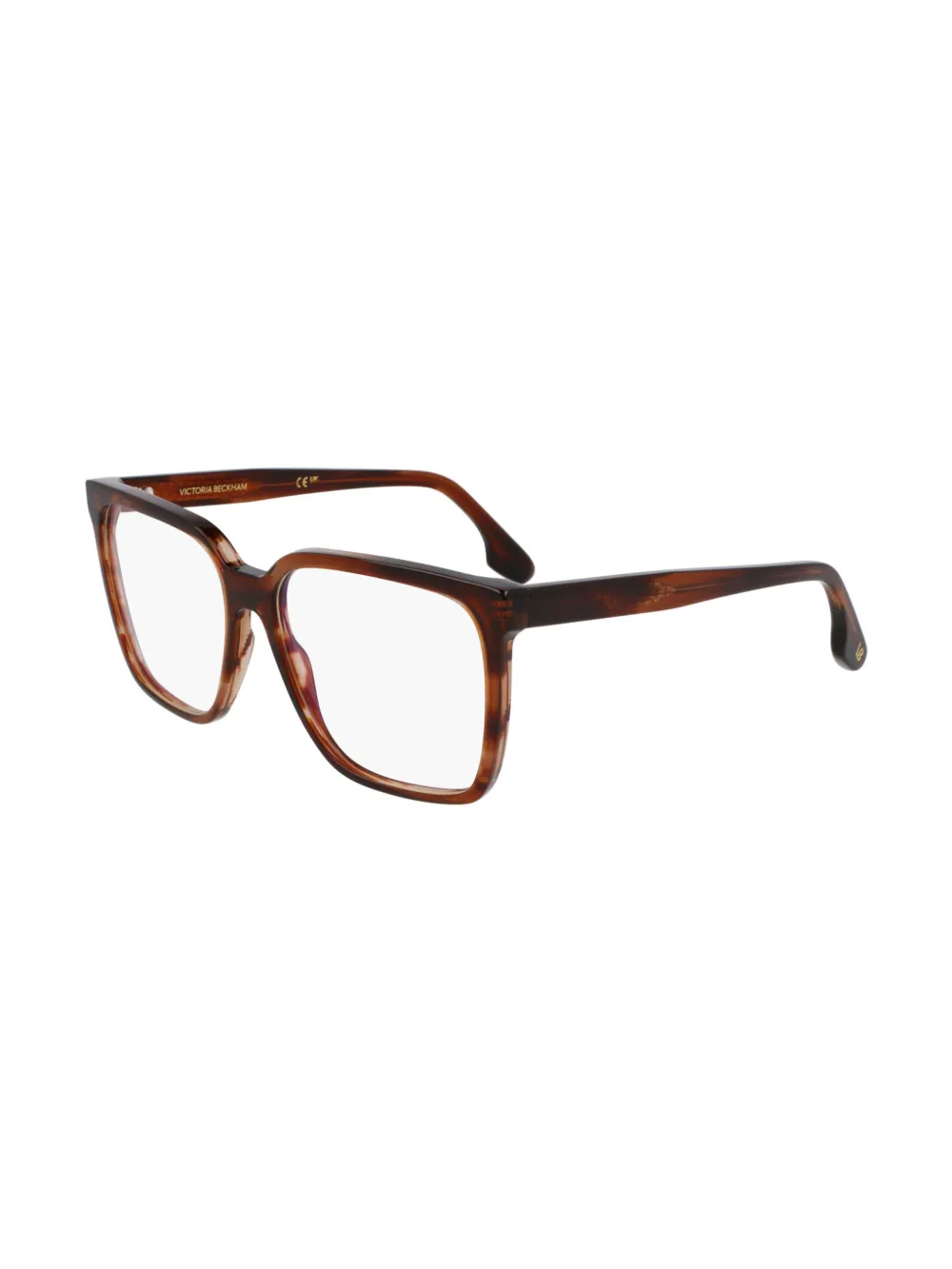 Victoria Beckham Eyewear Bril met vierkant montuur Bruin