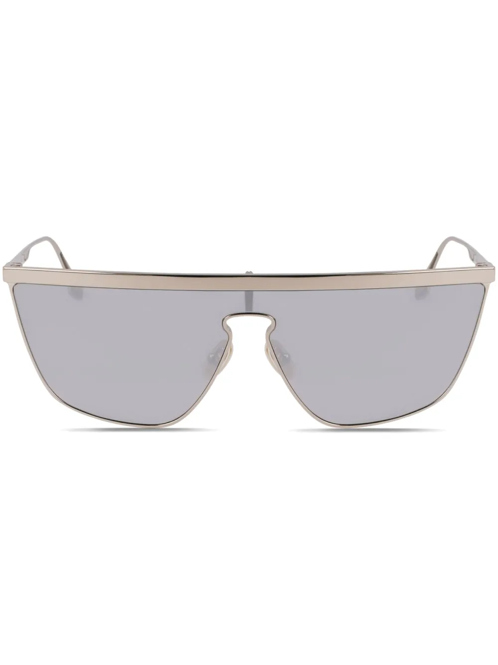 Victoria Beckham Eyewear Occhiali da sole a mascherina - Argento