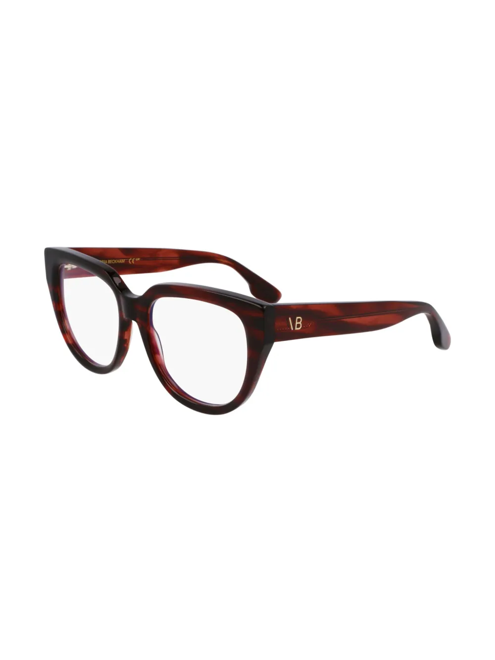 Victoria Beckham Eyewear Bril met rond montuur Rood