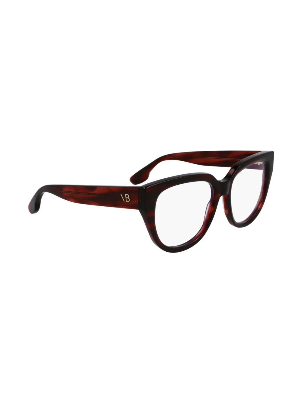 Victoria Beckham Eyewear Bril met rond montuur Rood