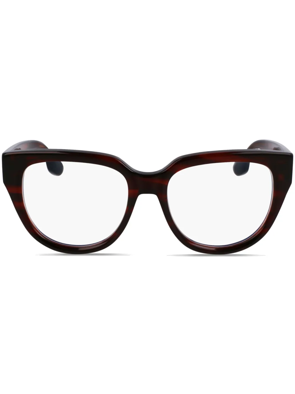 Victoria Beckham Eyewear ラウンド眼鏡フレーム - レッド Victoria Beckham Eyewear ラウンド眼鏡フレーム - レッド