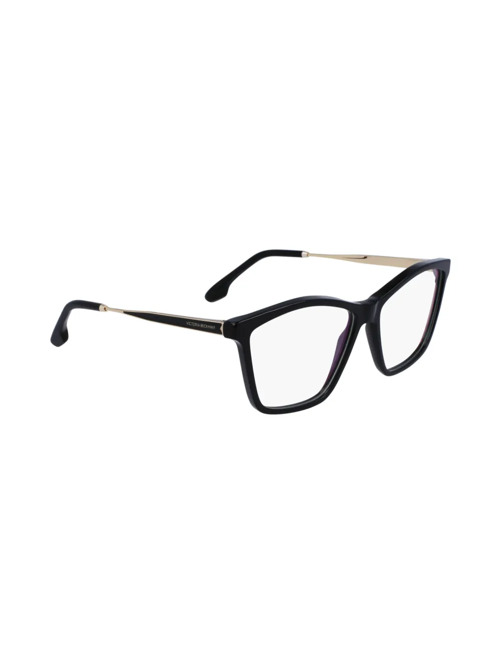 Victoria Beckham Eyewear Zonnebril met rechthoekig montuur Zwart