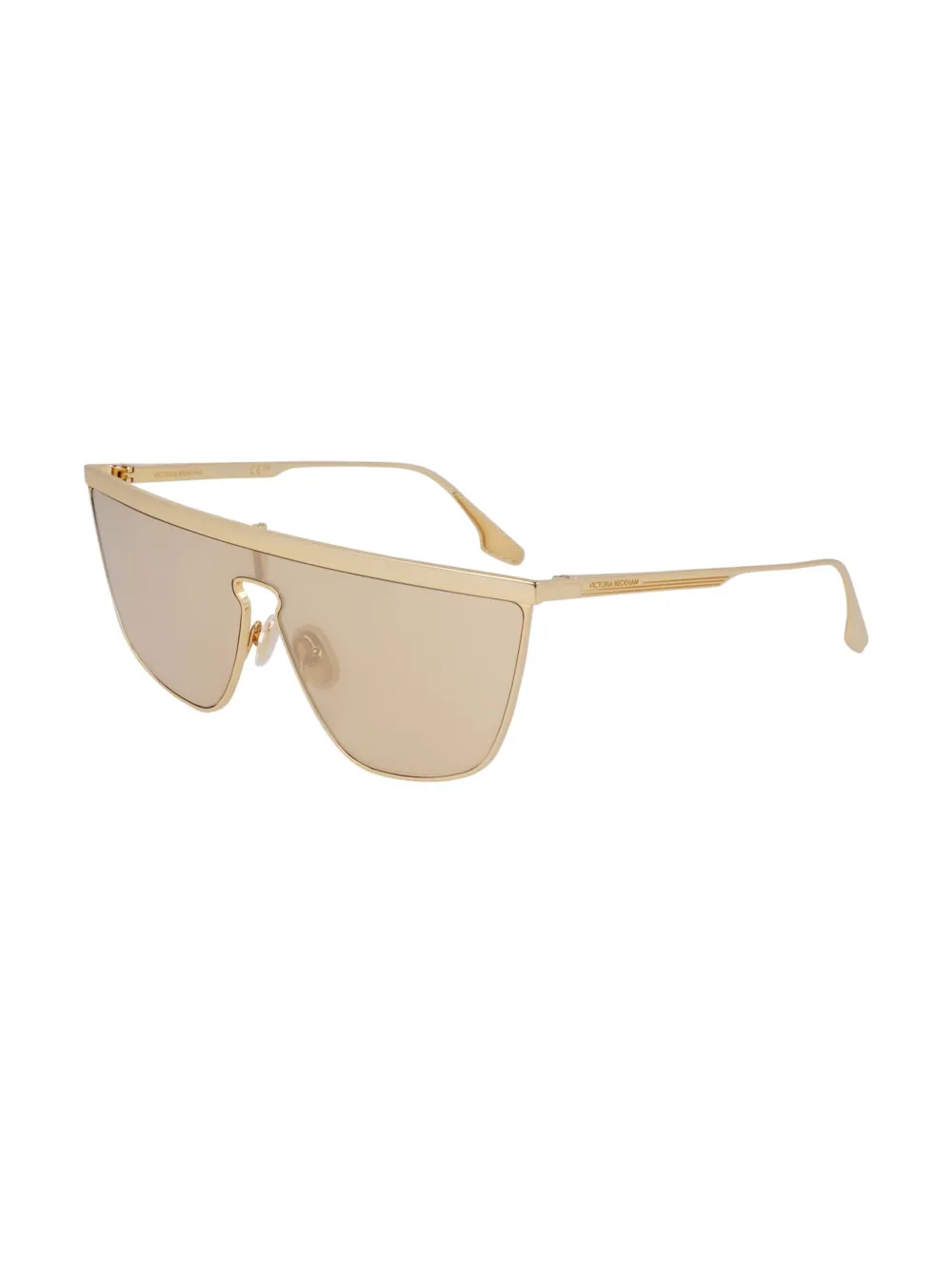 Victoria Beckham Eyewear Zonnebril met schild montuur Goud