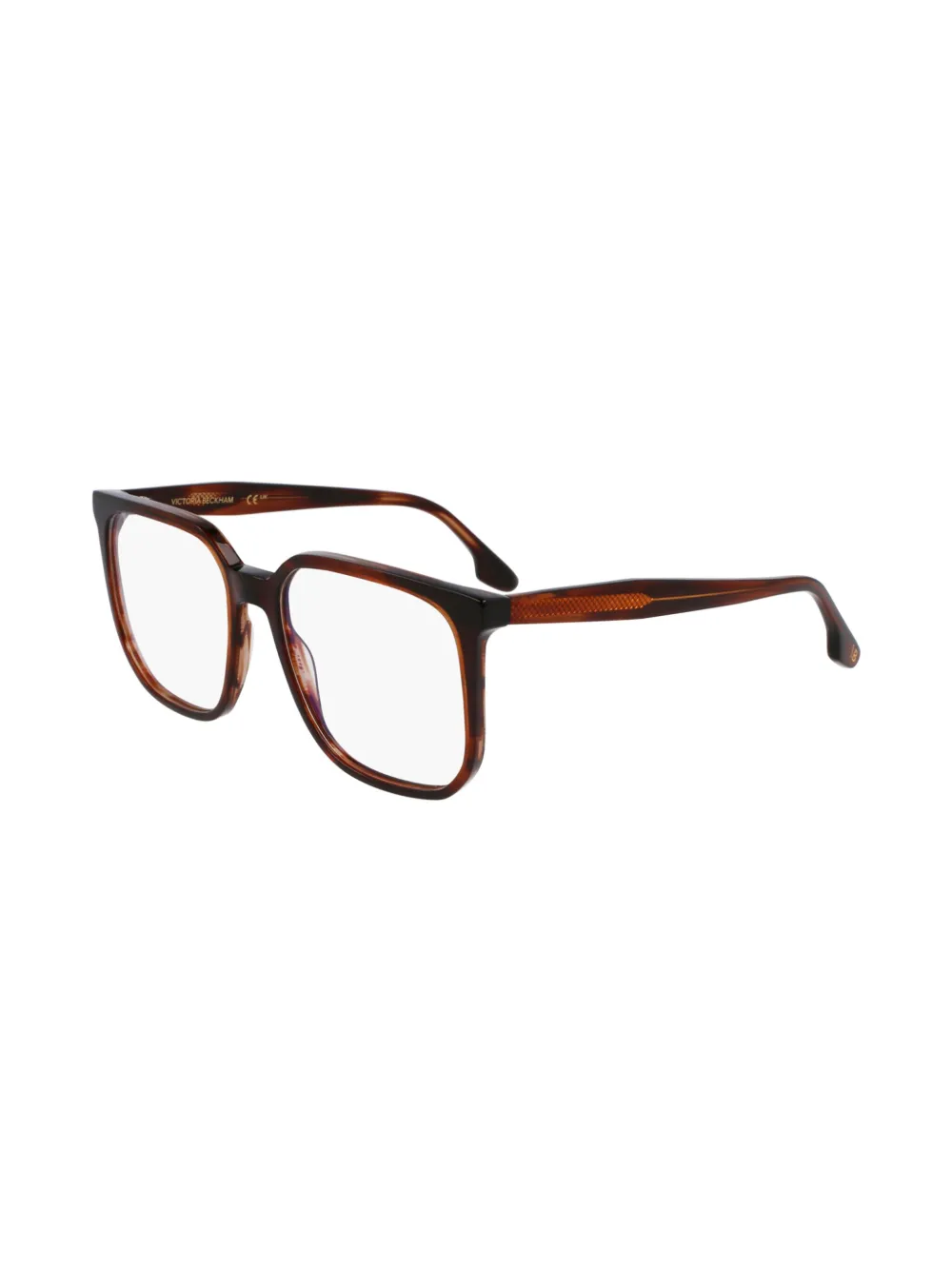 Victoria Beckham Eyewear Bril met vierkant montuur Bruin