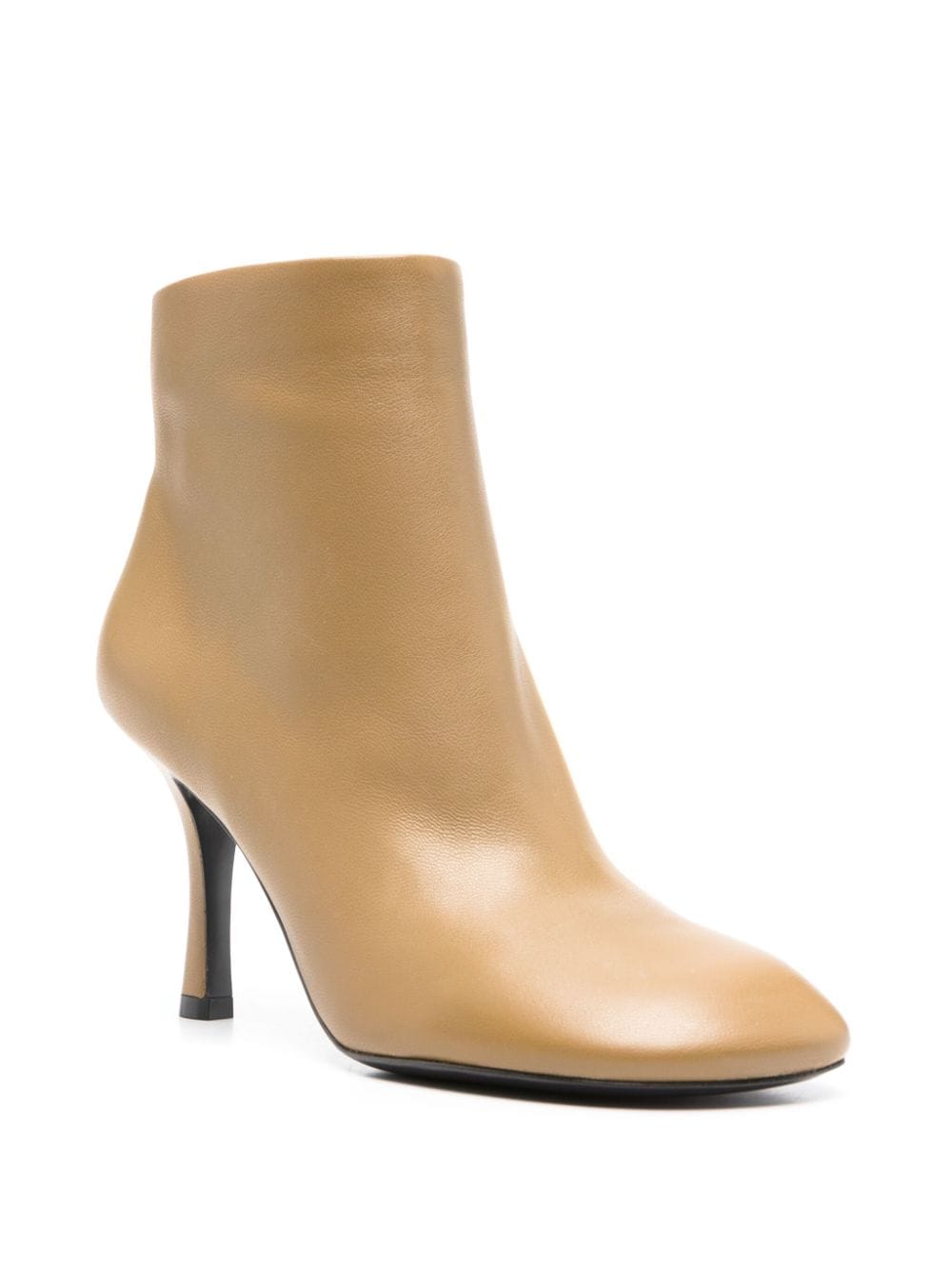 Shop Burberry 85mm Baby Ankle Boots In Braun