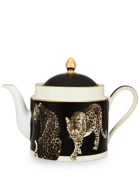 Dolce & Gabbana leopard-print teapot