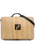 Fendi Pre-Owned 2010-2023 Rattan travel bag - Brown