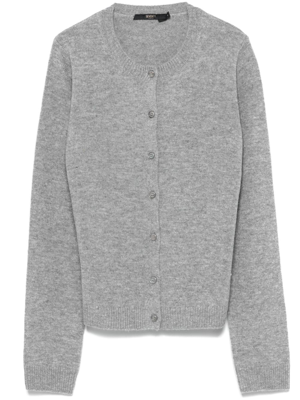 Seventy mélange-effect cardigan - Grey