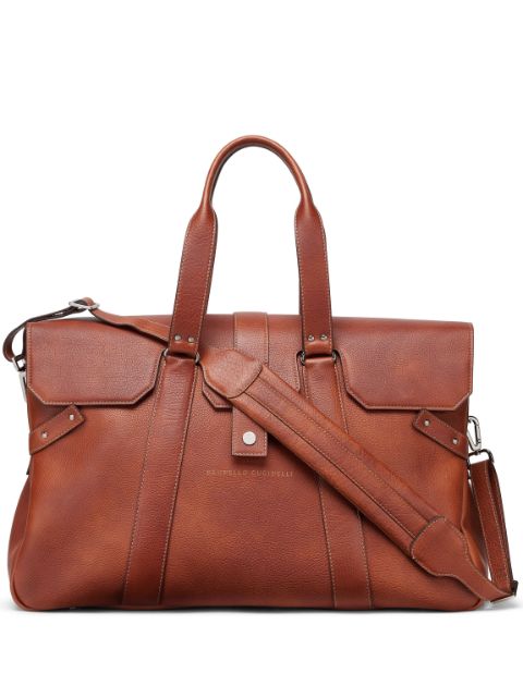 Brunello Cucinelli Weekender Country bag Men