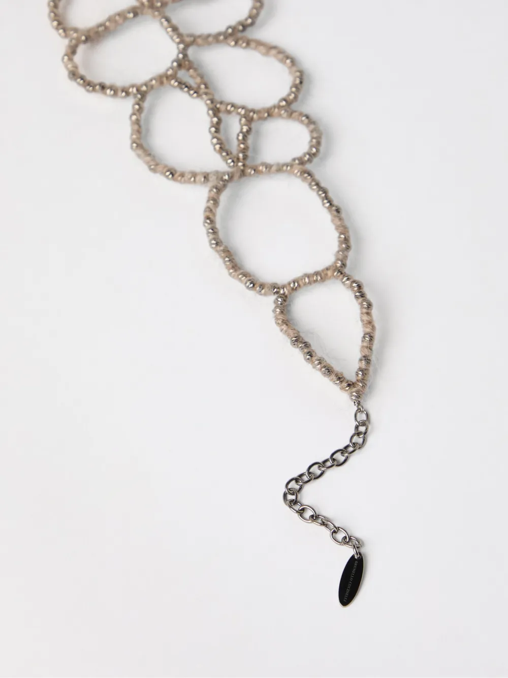 Brunello Cucinelli Ramage Choker In Silver