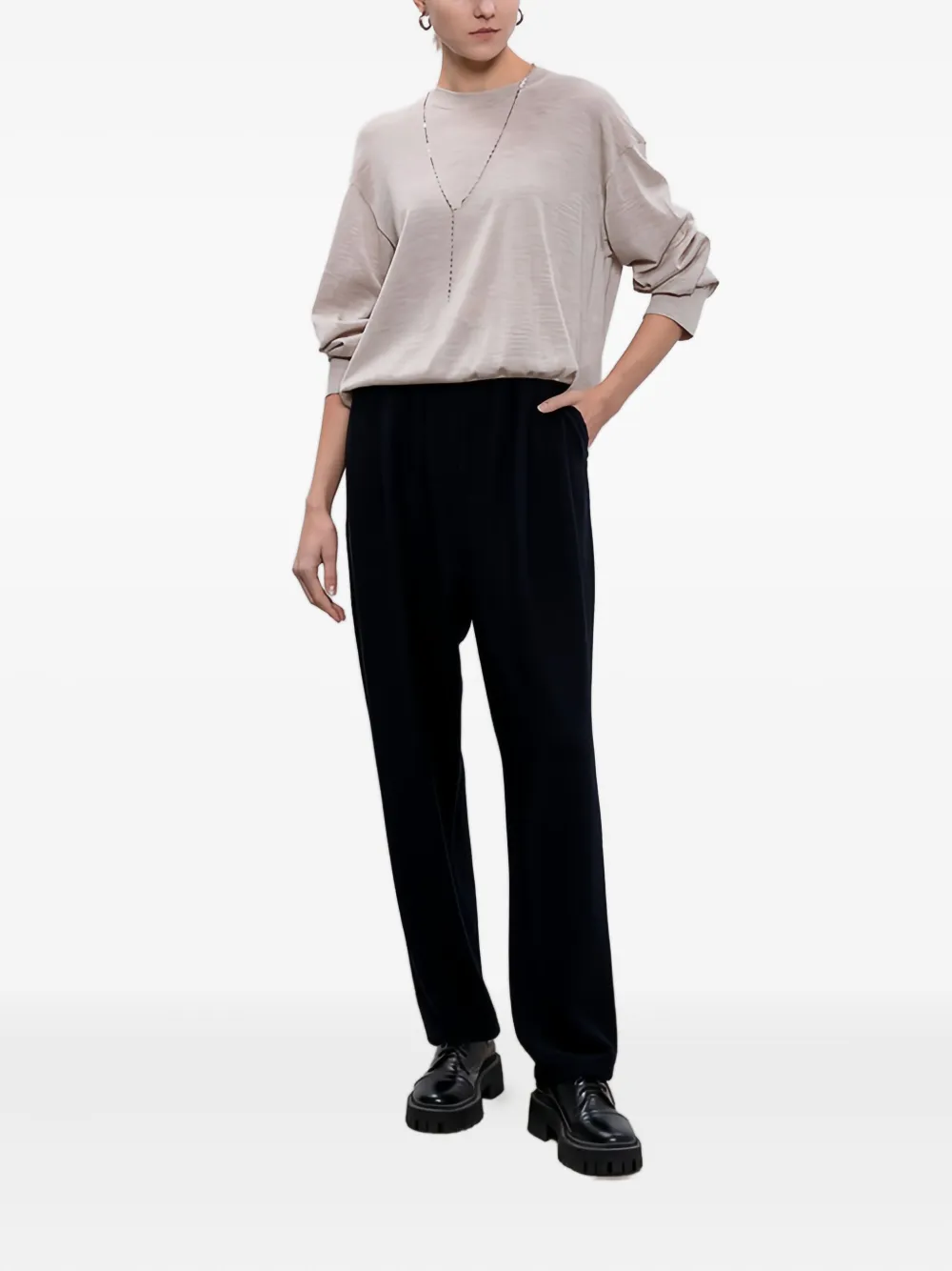 Boboutic Long-sleeve Top In Neutral