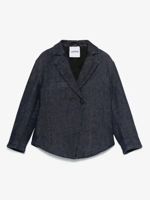 Aspesi Kids blazer de mezclilla