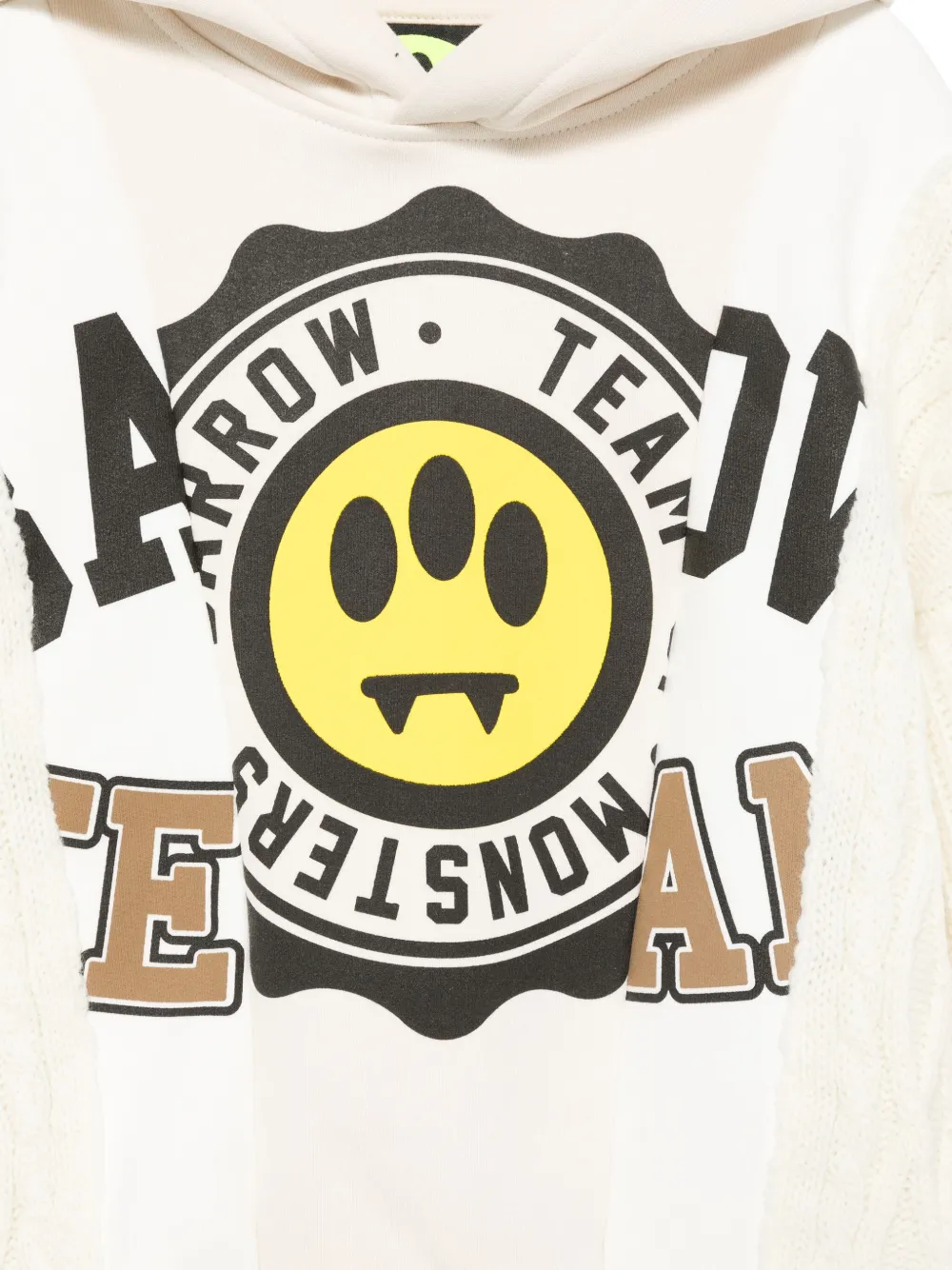 Barrow kids Hoodie met vlakken Beige