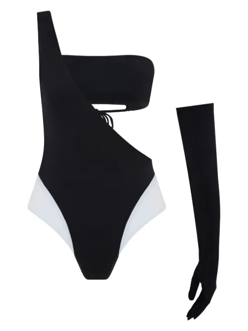 Maillot de bain à une épaule - Let's Swim - Modalova