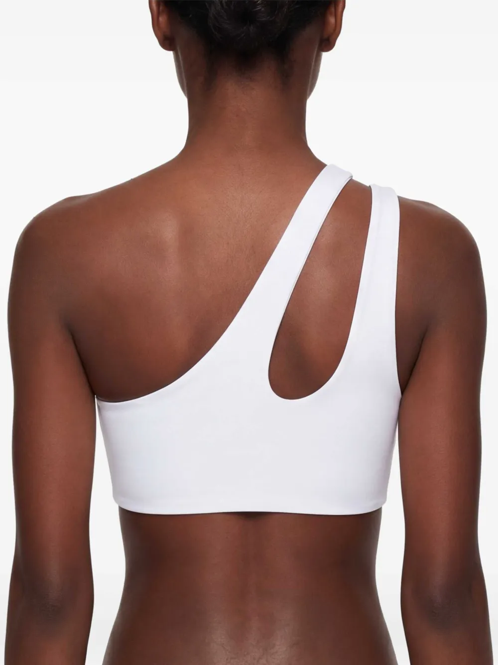 Let's Swim Asymmetrische bikinitop Wit