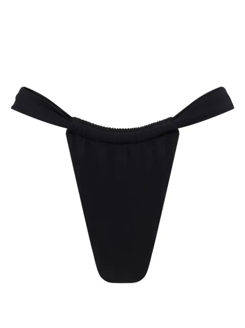 Let's Swim  ruched-detailing bikini bottoms 