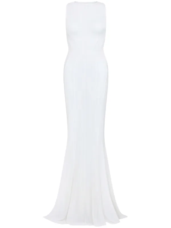 Robe resille blanche sale
