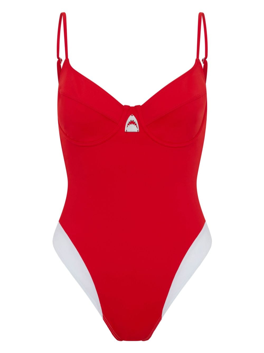 Let's Swim Costume intero con stampa - Rosso