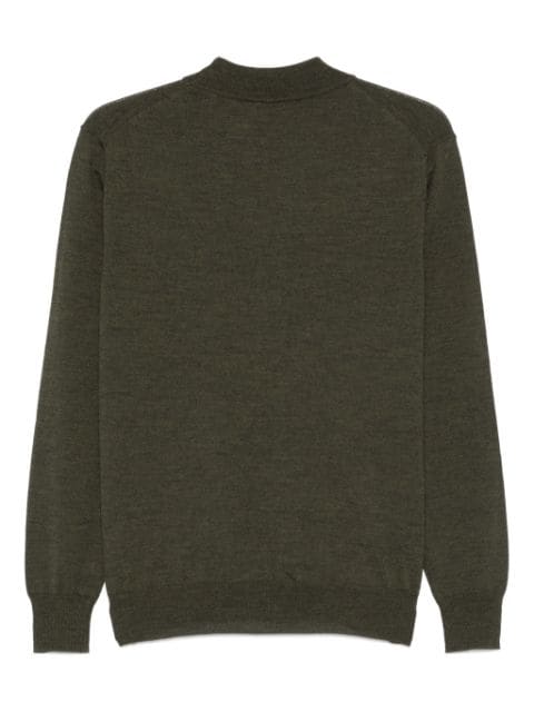 mock-neck sweater