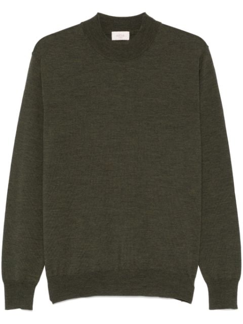 mock-neck sweater