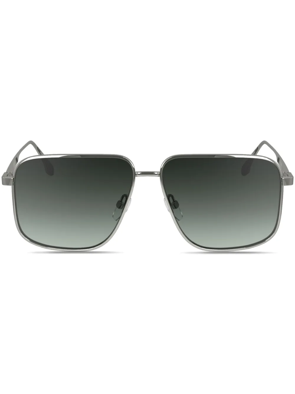 Victoria Beckham Square-frame Sunglasses In Metallic