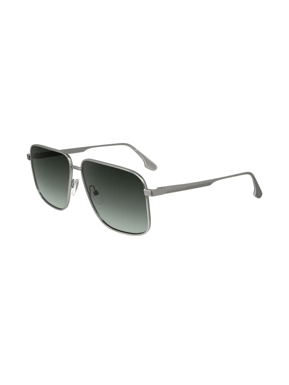 Victoria Beckham Square-frame Sunglasses In Metallic