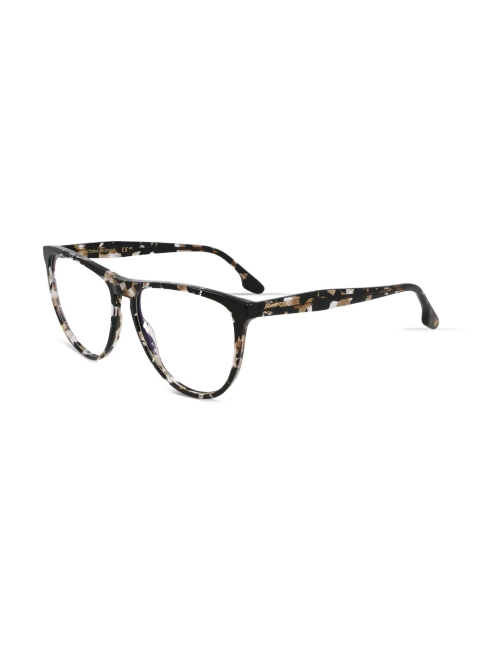 Victoria Beckham Eyewear Bril met rond montuur Zwart