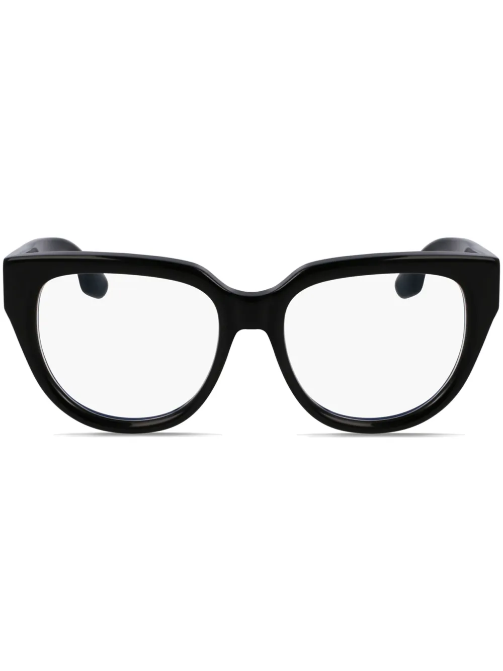 Victoria Beckham Eyewear ラウンド眼鏡フレーム - ブラック Victoria Beckham Eyewear ラウンド眼鏡フレーム - ブラック