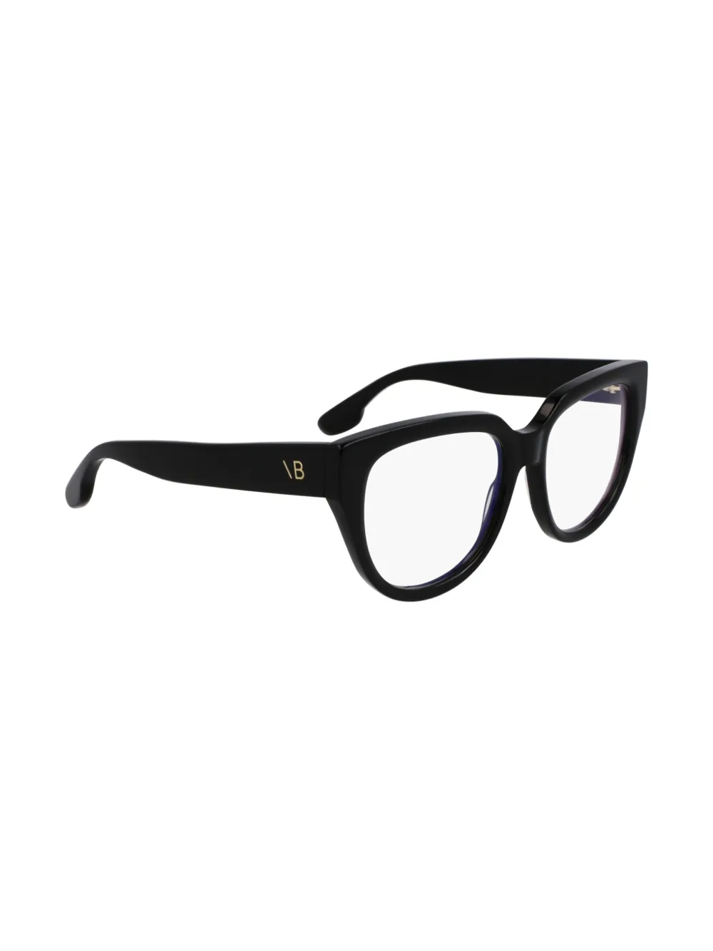 Victoria Beckham Eyewear Bril met rond montuur - Zwart