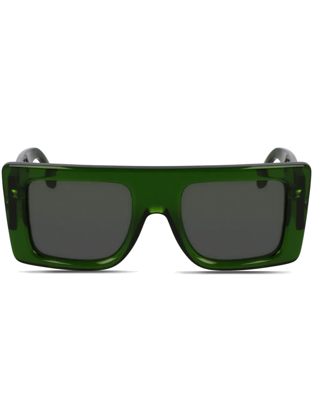 Victoria Beckham Eyewear Occhiali da sole con placca logo - Verde