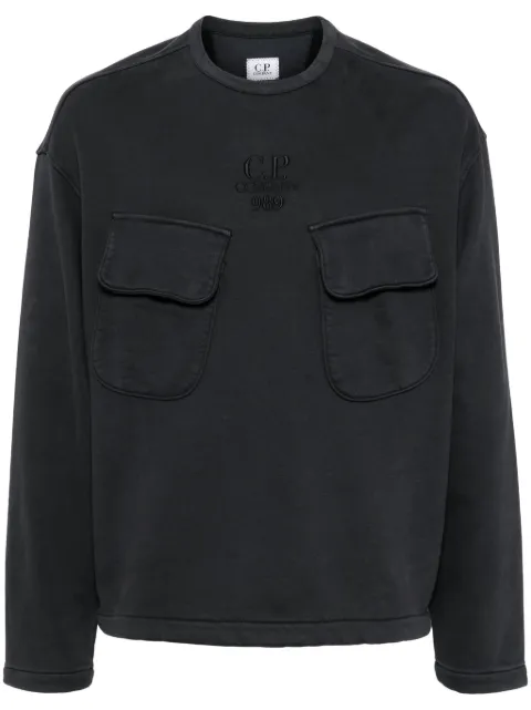 C.P. Company logo-embroidered sweatshirt