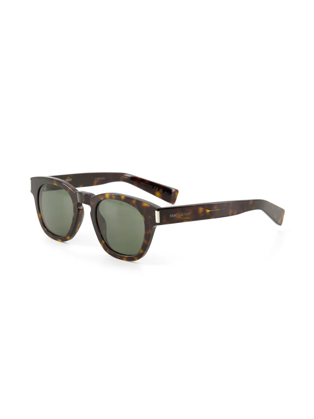saintlaurenteyewear Saint Laurent Eyewear Zonnebril met vierkant montuur - Bruin