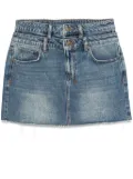 Ksubi Model Mini Rework Aged mini skirt - Blue