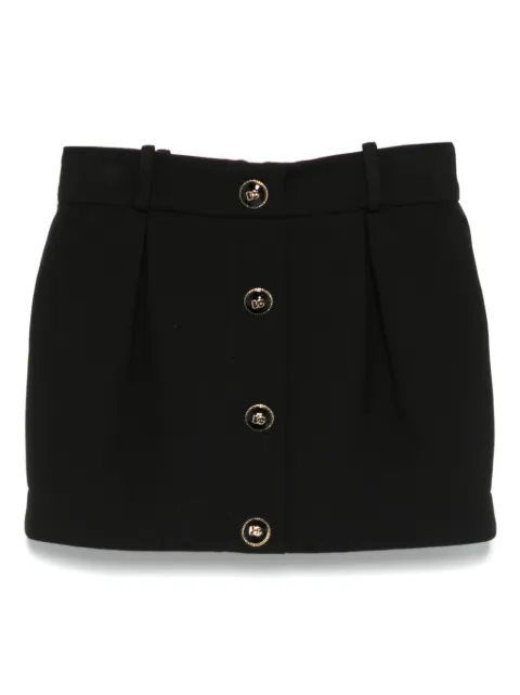 Dolce & Gabbana Kids Saia com detalhe de pregas
