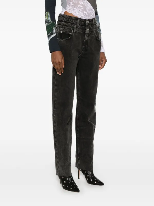 【関税込み】Ksubi ブラック Playback Rework Shadow ジーンズ Ksubi Playback Rework Shadow Jeans | Black | FARFETCH