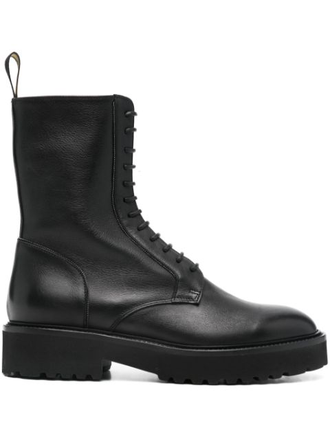 Doucal's leather combat boots