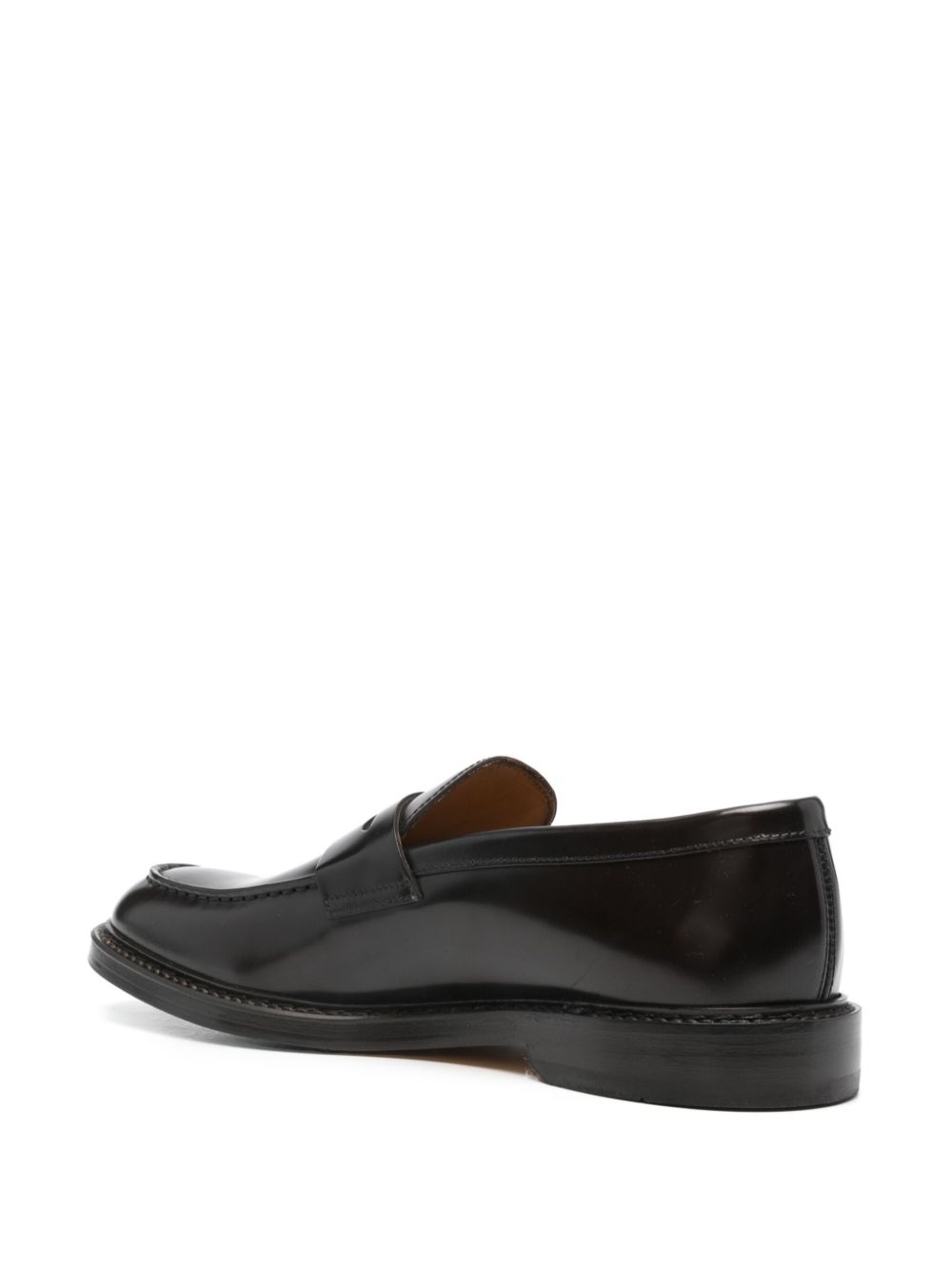 Doucal's Leren loafers Bruin