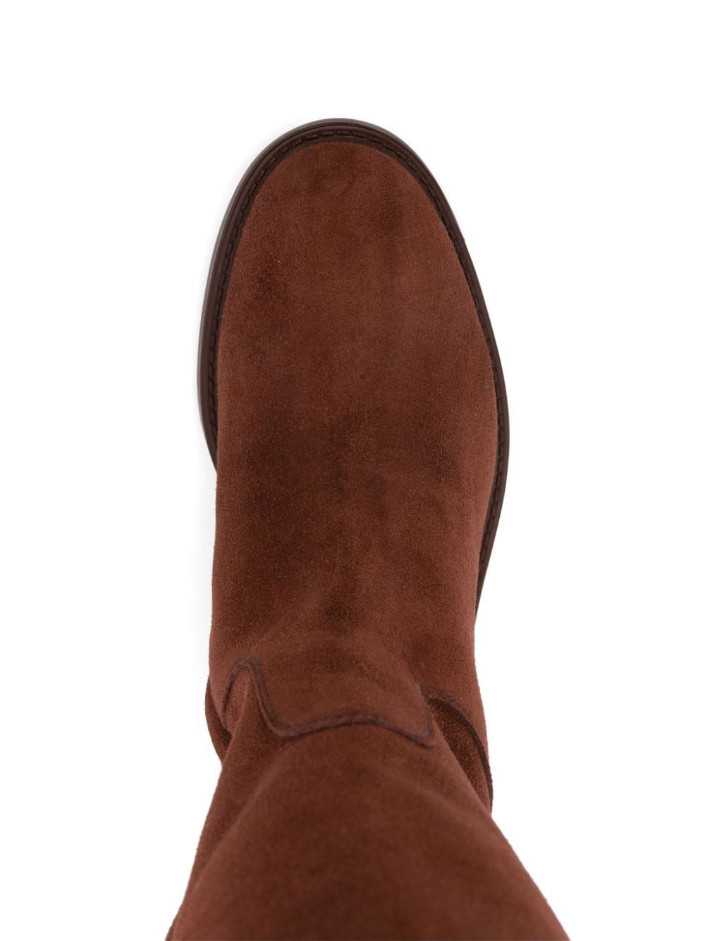 Shop Doucal's Suede Boots In Brown