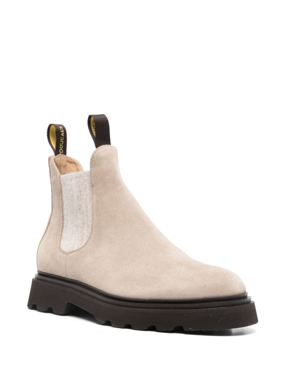 Doucal's suede ankle boots - Beige