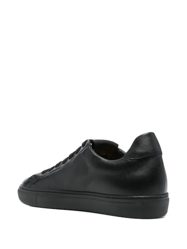 スニーカー Doucal's Black Leather Trainers Doucal's Leather Sneakers | Black | FARFETCH