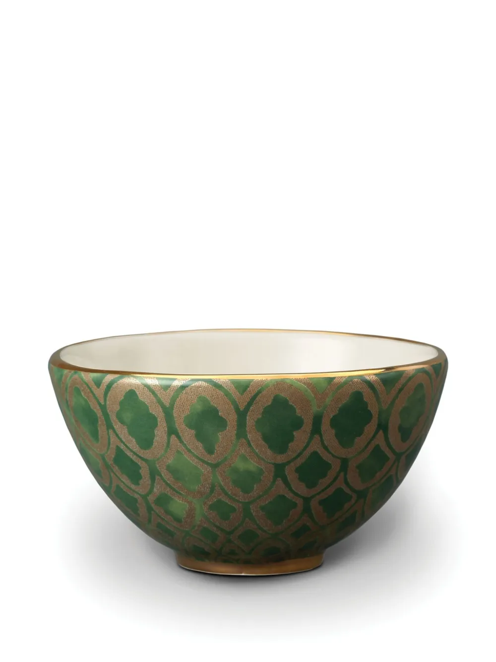 L'Objet Fortuny Ashanti patterned serving bowl | Green | Image 1
