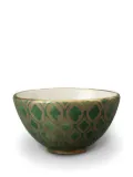 L'Objet Fortuny Ashanti patterned serving bowl - Green