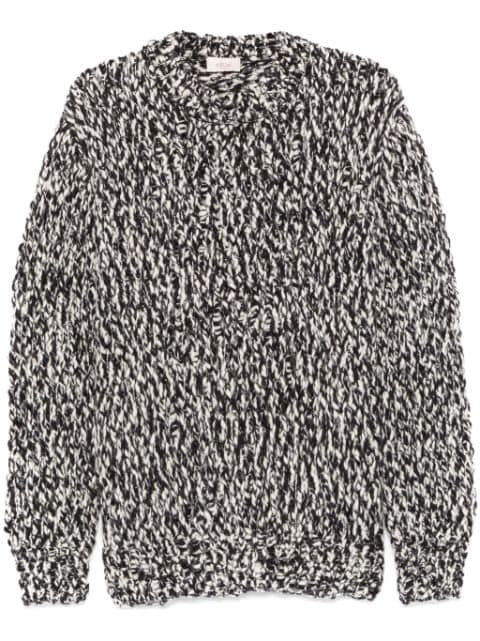 mélange-effect sweater