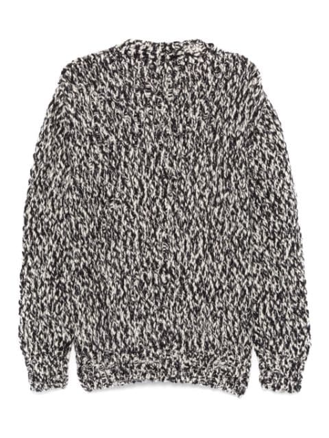 mélange-effect sweater