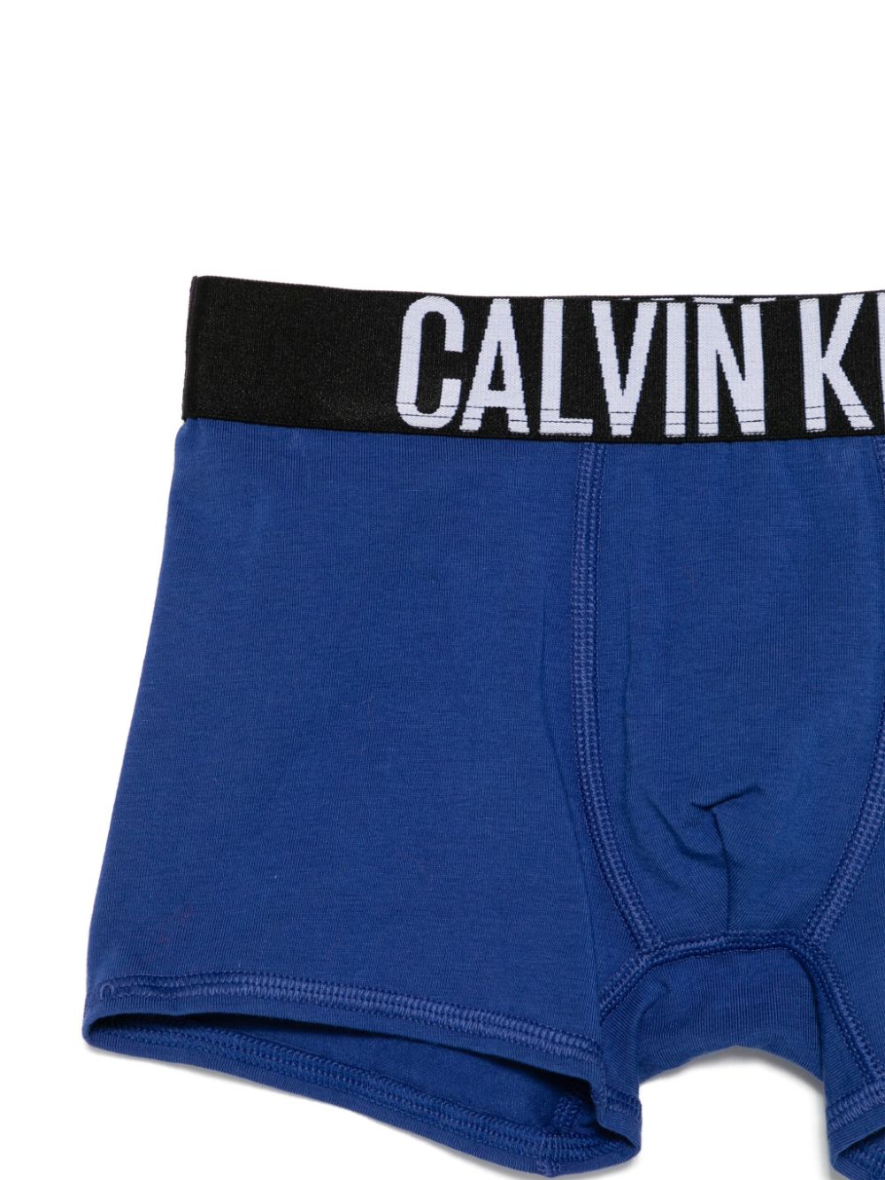 Calvin Klein Kids logo-waistband boxers (pack of two) - Blue